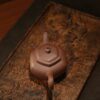 Fully Handmade Di Cao Qing Hexagonal Gong Deng 100ml Yixing Teapot