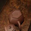 Fully Handmade Di Cao Qing Hexagonal Gong Deng 100ml Yixing Teapot