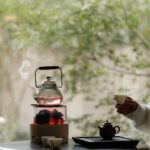 Elegant Ceramic Glass Charcoal View Charcoal Stove