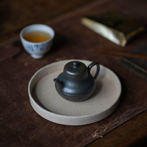 Half Handmade Wood Fired Jiang Po Ni Si Ting 100ml Yixing Teapot2 Half Handmade Wood Fired Jiang Po Ni Si Ting 100ml Yixing Teapot