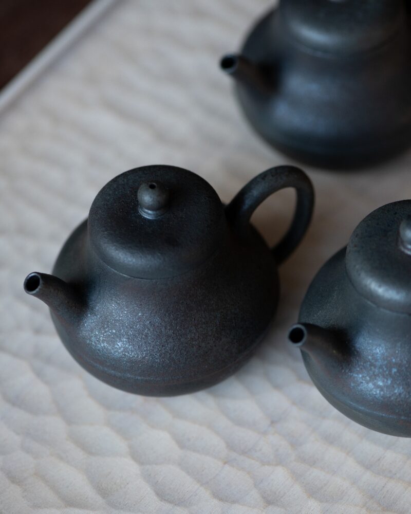 Half Handmade Wood Fired Jiang Po Ni Si Ting 100ml Yixing Teapot