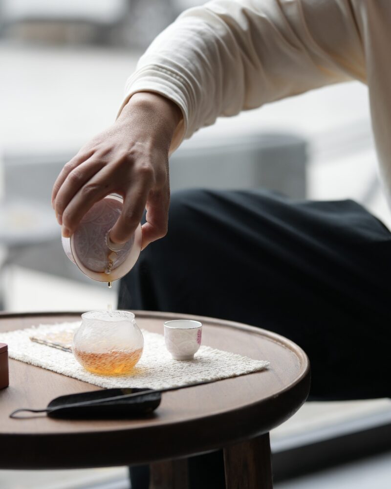 Handmade Hand-painted Fen Cai Ceramic Ranchu Goldfish 100ml Gaiwan - Pre Order Ship in 20 Days