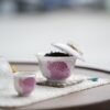 Handmade Hand-painted Fen Cai Ceramic Ranchu Goldfish 100ml Gaiwan - Pre Order Ship in 20 Days