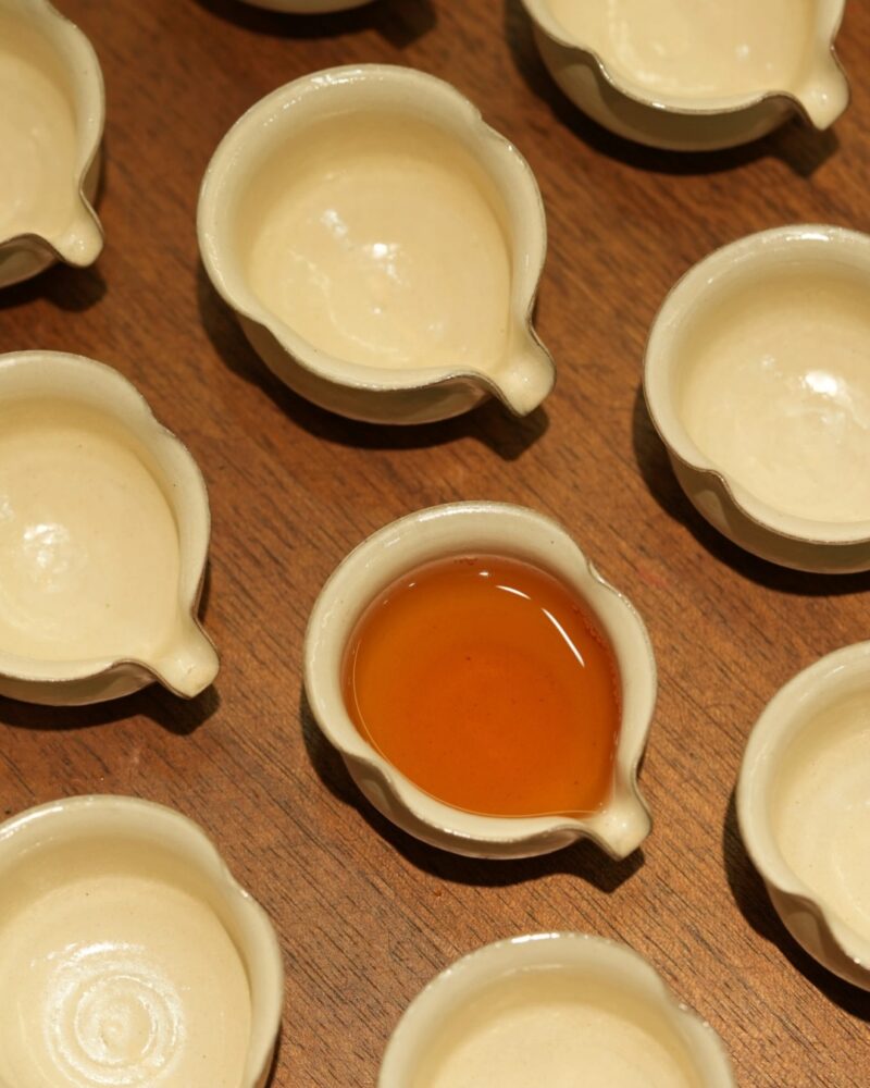 Handmade Powder Glaze Ceramic Mini 50ml Fair Cup Gong Dao Bei8 Handmade Powder Glaze Ceramic Mini 50ml Fair Cup Gong Dao Bei