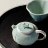 Handmade Silver Glazed Ceramic Morning Dew 100ml Chinese Teapot1 Handmade Silver Glazed Ceramic Morning Dew 100ml Chinese Teapot