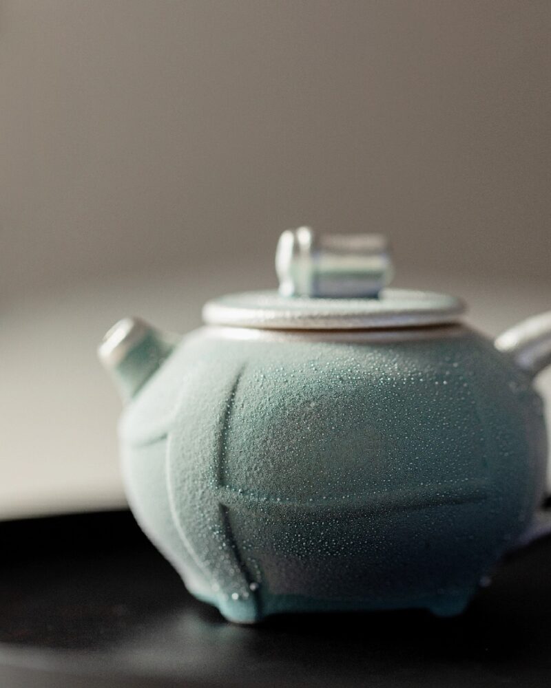 Handmade Silver Glazed Ceramic Morning Dew 100ml Chinese Teapot3 Handmade Silver Glazed Ceramic Morning Dew 100ml Chinese Teapot