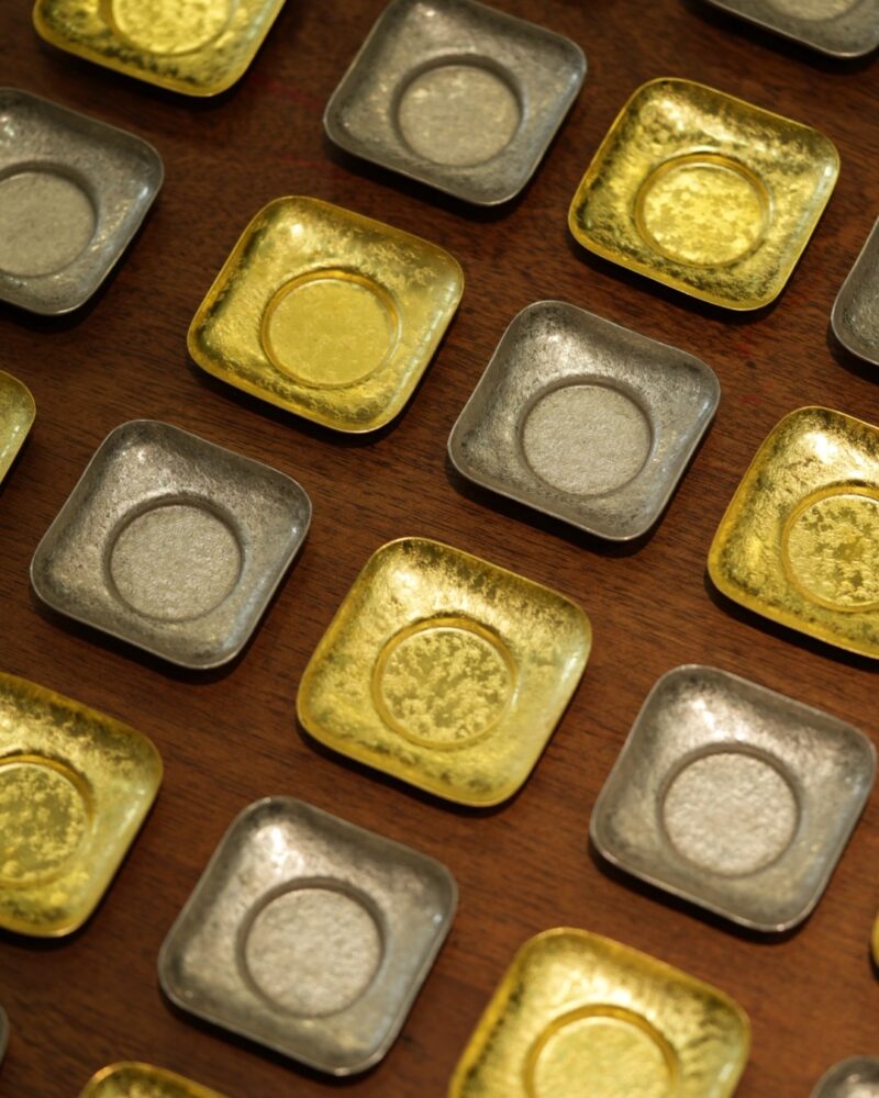 Handmade Vintage Style Brass and Tin Tea Saucer Coaster