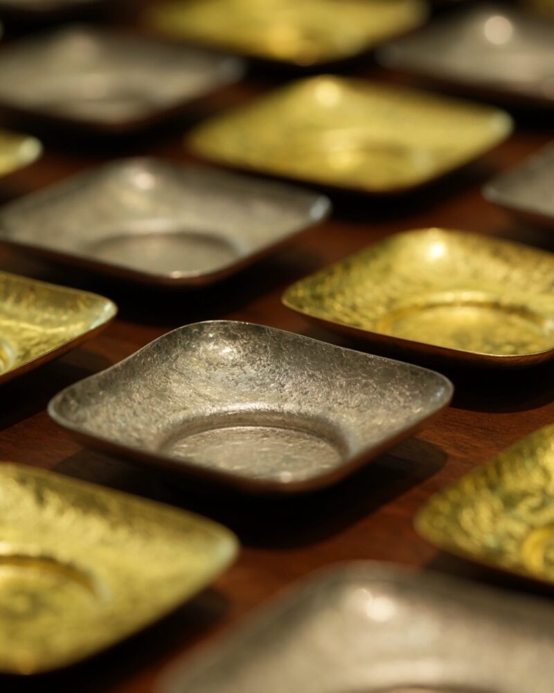 Handmade Vintage Style Brass and Tin Tea Saucer Coaster