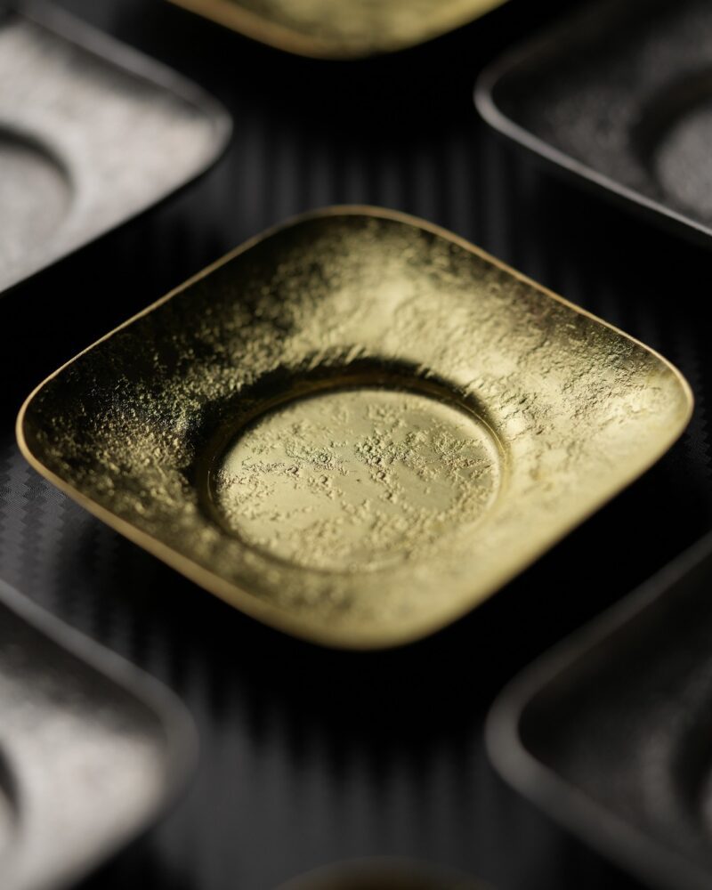 Handmade Vintage Style Brass and Tin Tea Saucer Coaster