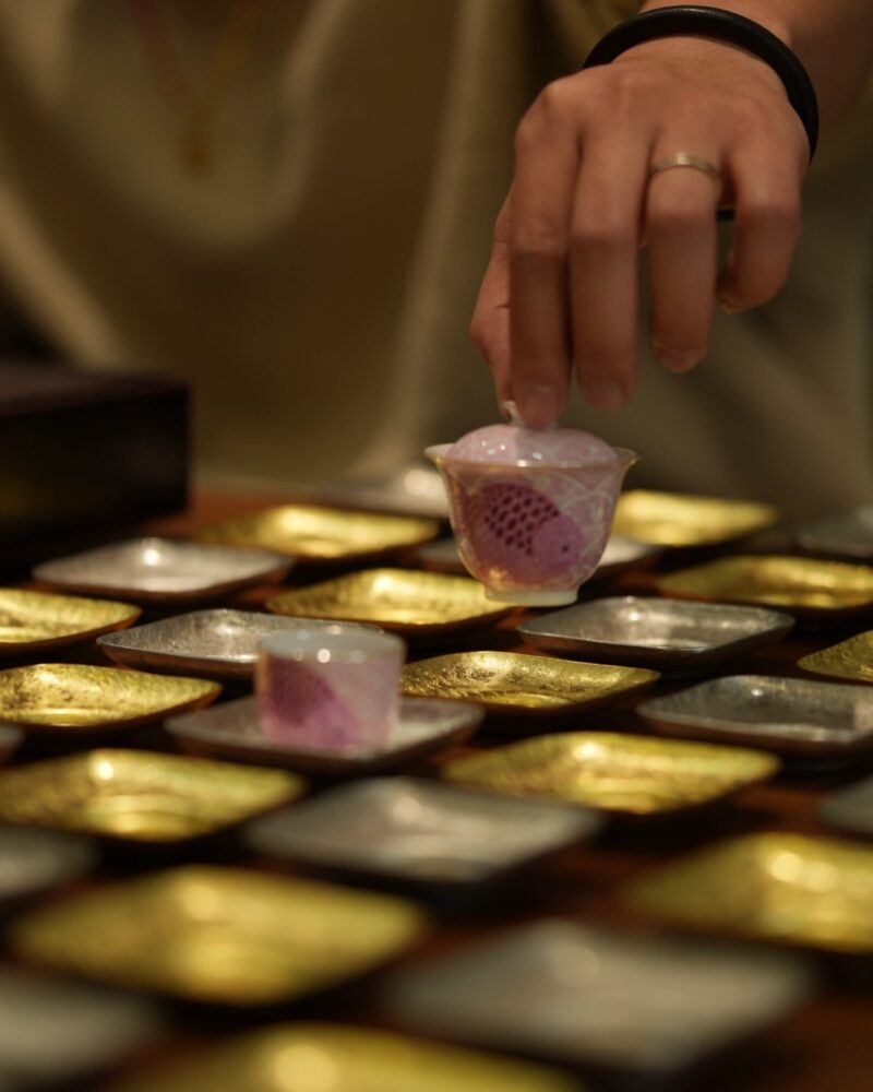 Handmade Vintage Style Brass and Tin Tea Saucer Coaster