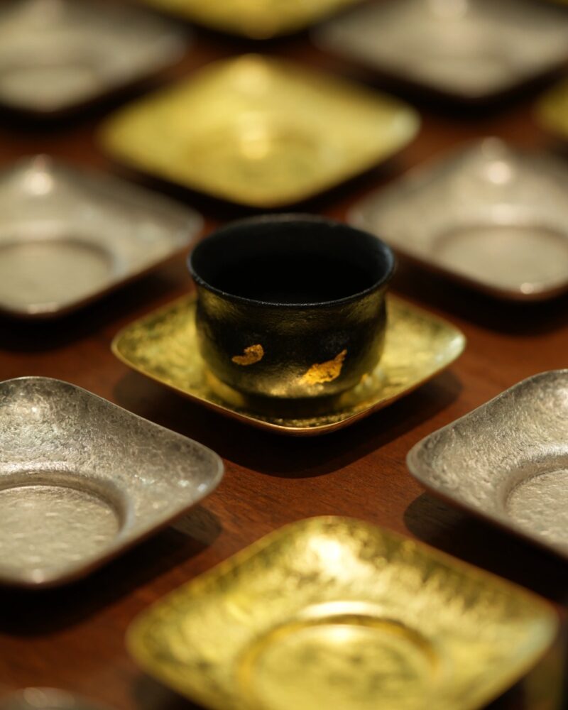 Handmade Vintage Style Brass and Tin Tea Saucer Coaster