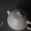 Half Handmade White Duanni Ji Dan 85ml Yixing Teapot