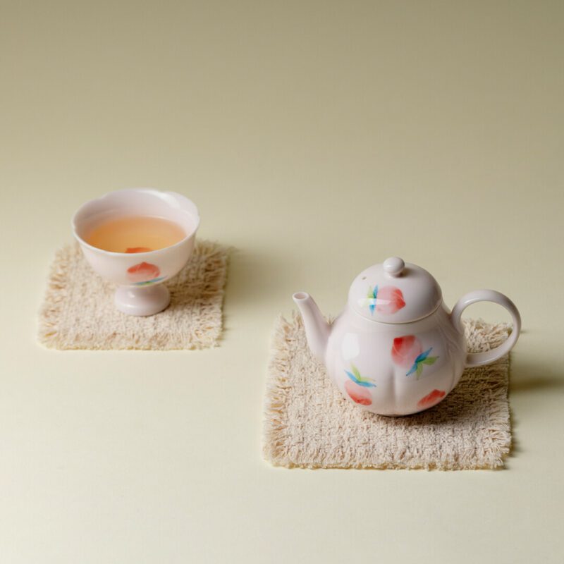 Handmade Japanese Style Cotton-Linen Sashiko Tea Coaster