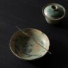 Handmade Soda Glaze Ceramic Wild Green Ash 100ml Gaiwan2 Handmade Soda Glaze Ceramic Wild Green Ash 100ml Gaiwan
