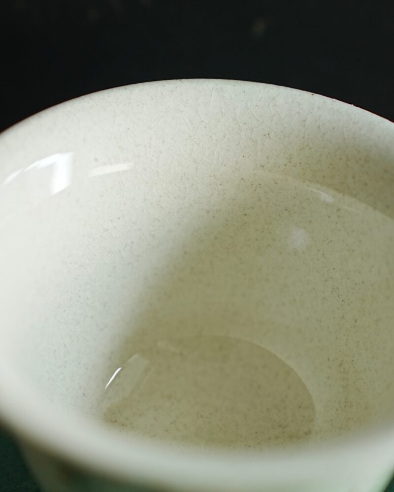 Handmade Hand-painted Ceramic Jadeite Gold Splashes 100ml Gaiwan