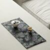 Chinese Style Brocade Fabric Reversible Double-Sided Tea Mat