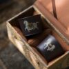 Fully Handmade Clay Painting Tian Qing Ni Tang Horse Tea Cup Set