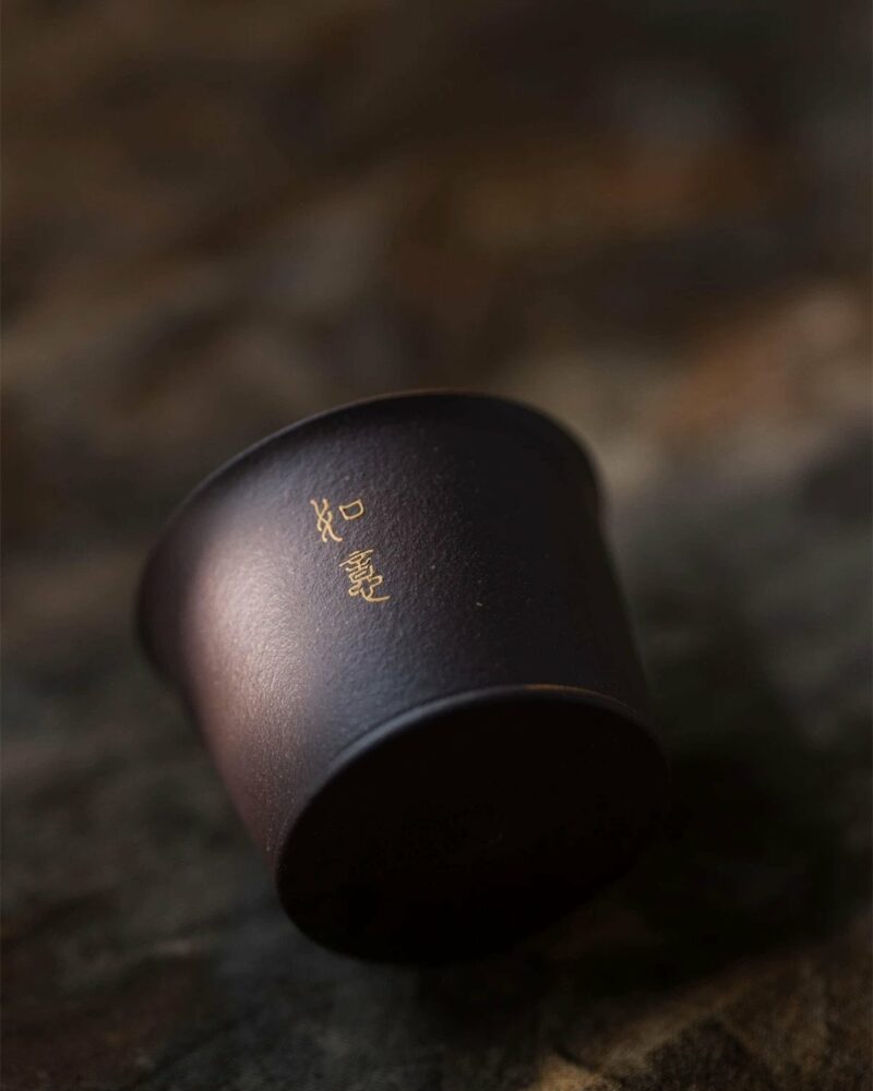 Fully Handmade Clay Painting Tian Qing Ni Tang Horse Tea Cup Set