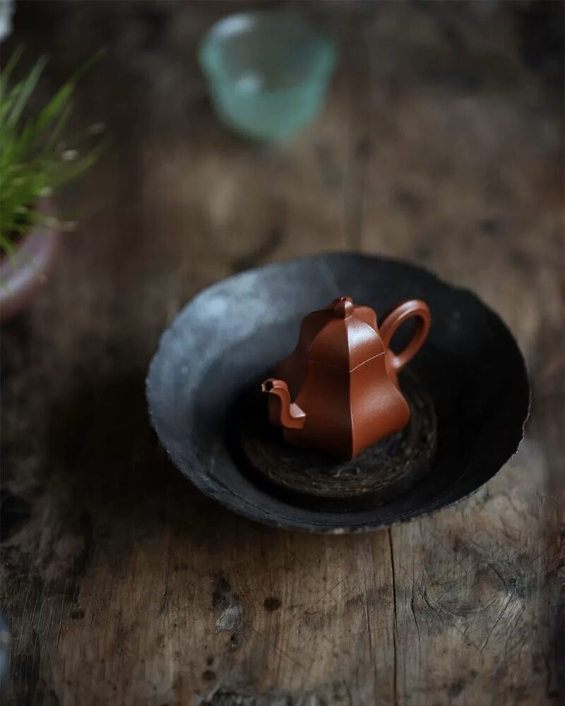 Fully-Handmade-Zhuni-Starfruit-Yang-Tao-65ml-Yixing-Teapot1 Fully Handmade Zhuni Starfruit Yang Tao 65ml Yixing Teapot