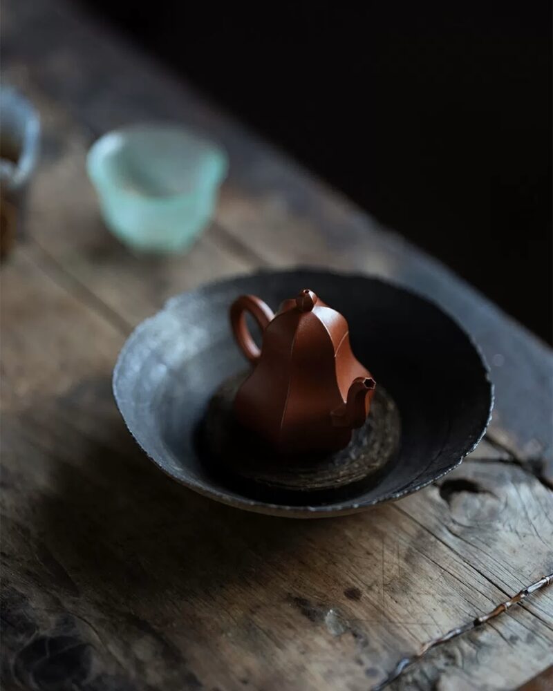 Fully-Handmade-Zhuni-Starfruit-Yang-Tao-65ml-Yixing-Teapot4 Fully Handmade Zhuni Starfruit Yang Tao 65ml Yixing Teapot