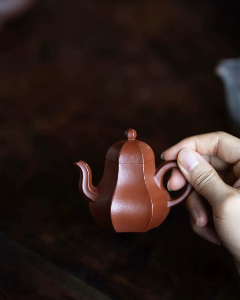 Fully-Handmade-Zhuni-Starfruit-Yang-Tao-65ml-Yixing-Teapot5 Fully Handmade Zhuni Starfruit Yang Tao 65ml Yixing Teapot
