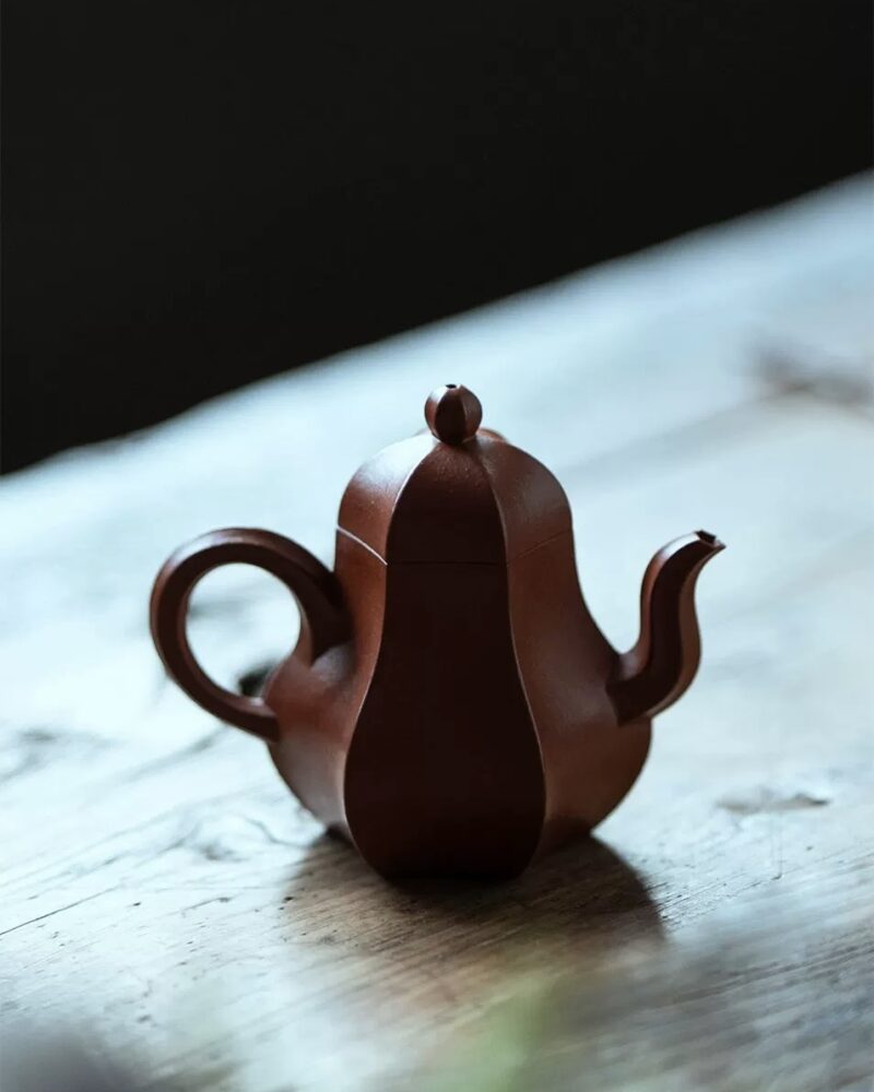 Fully-Handmade-Zhuni-Starfruit-Yang-Tao-65ml-Yixing-Teapot6 Fully Handmade Zhuni Starfruit Yang Tao 65ml Yixing Teapot