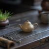 Half Handmade Qing Duanni With Hong Ni Particles Pear Shape 150ml Yixing Teapot