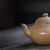 Half Handmade Qing Duanni With Hong Ni Particles Pear Shape 150ml Yixing Teapot