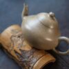Half Handmade Qing Duanni With Hong Ni Particles Pear Shape 150ml Yixing Teapot