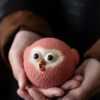 Handmade Creative Design Zisha Yixing Clay Round Little Bird Tea Pet