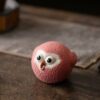 Handmade Creative Design Zisha Yixing Clay Round Little Bird Tea Pet