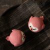 Handmade Creative Design Zisha Yixing Clay Round Little Bird Tea Pet