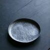 Handmade Hammered Texture Tinplate Metal Chaozhou Gong Fu Style Tea Boat