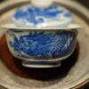 Handmade Hand-painted Qinghua Ceramic Chinese Dragon 50ml Gaiwan Pre Order Ship in 20 Days