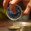 Handmade Hand-painted Qinghua Ceramic Chinese Dragon 50ml Gaiwan Pre Order Ship in 20 Days