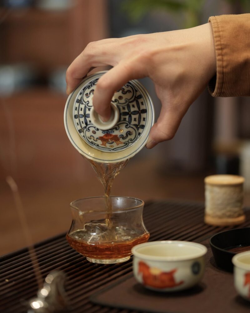 Handmade-Hand-painted-Qinghua-Fan-Hong-Ceramic-Horse-Year-7-Pieces-Chinese-Tea-Set-Pre-Order-Ship-In-20-Days9 Handmade Hand-painted Qinghua Fan Hong Ceramic Horse Year 7 Pieces Chinese Tea Set Pre Order Ship In 20 Days