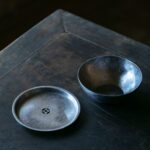 Handmade Vintage Style Hammered Texture Tin Coin Design 300ml Tea Boat