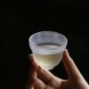 Frosted Mist Glass Gourd Shape 70ml Tea Cup