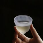 Frosted Mist Glass Gourd Shape 70ml Tea Cup