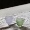 Frosted Mist Glass Gourd Shape 70ml Tea Cup