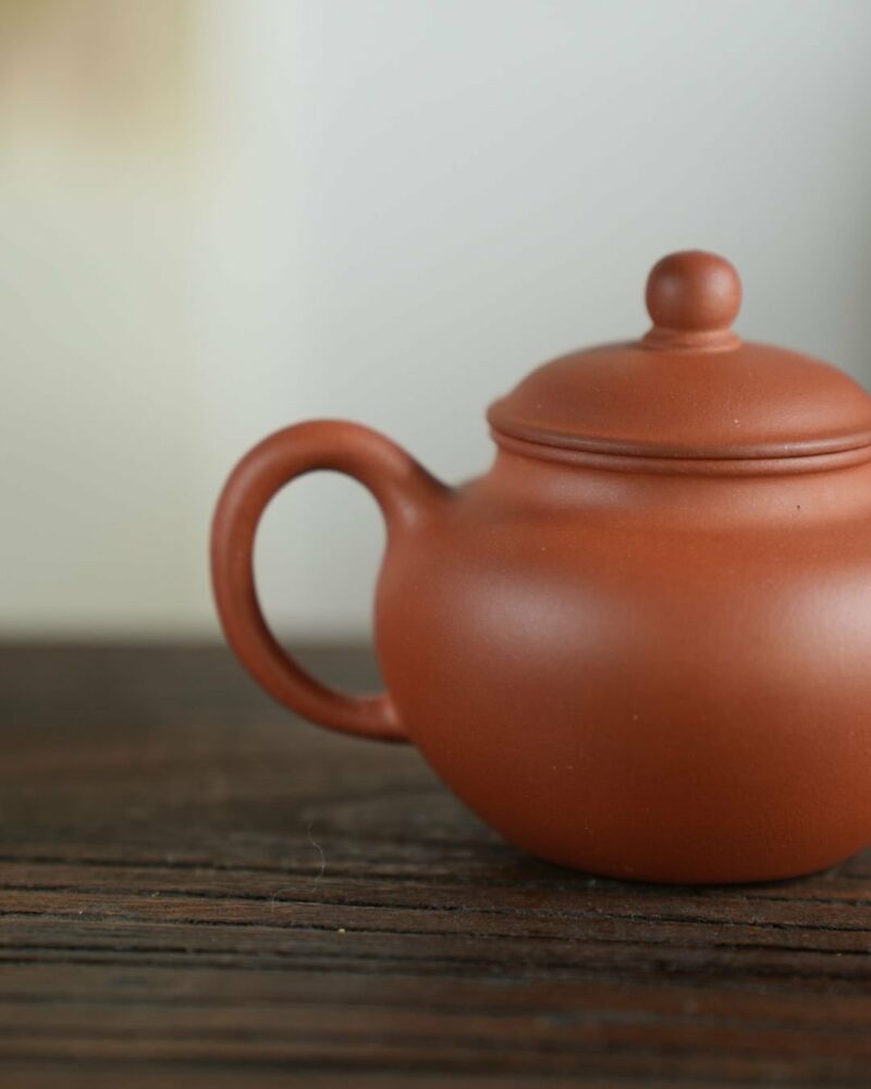 Half Handmade Hong Pi Long Duo Qiu 120ml Yixing Teapot