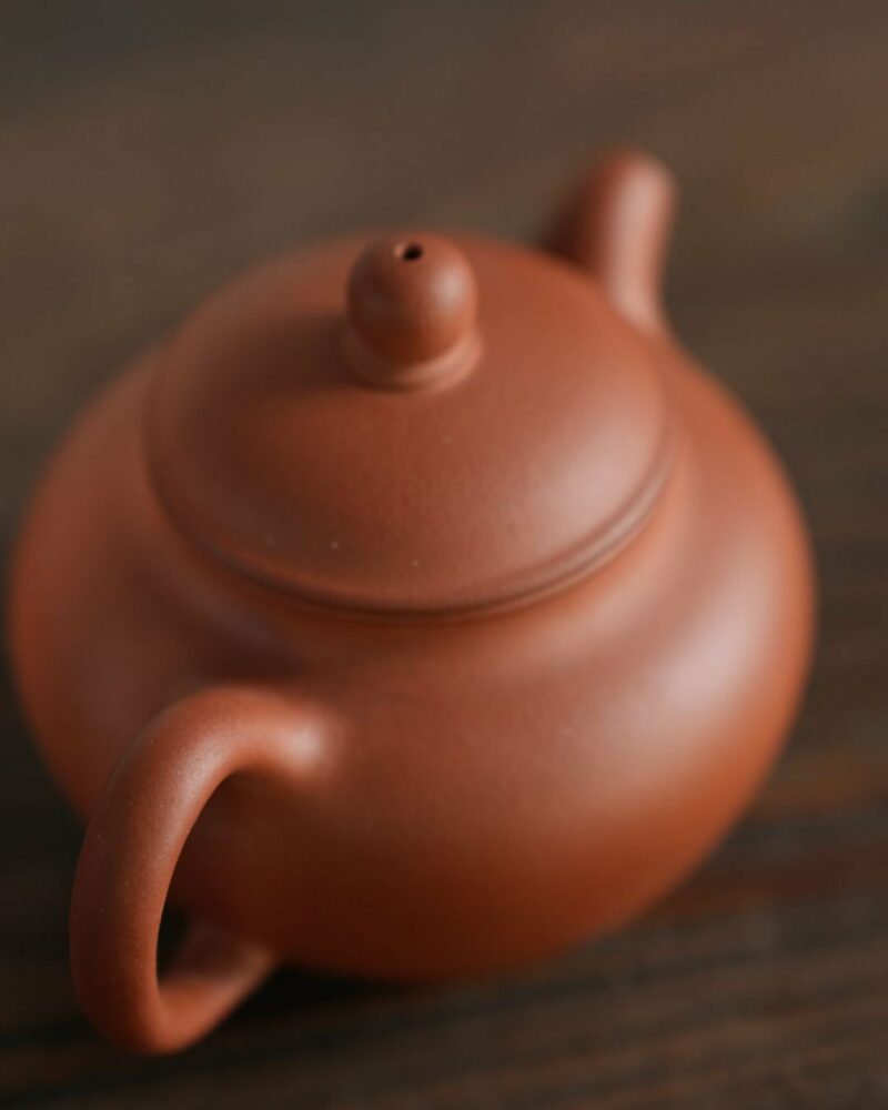 Half Handmade Hong Pi Long Duo Qiu 120ml Yixing Teapot