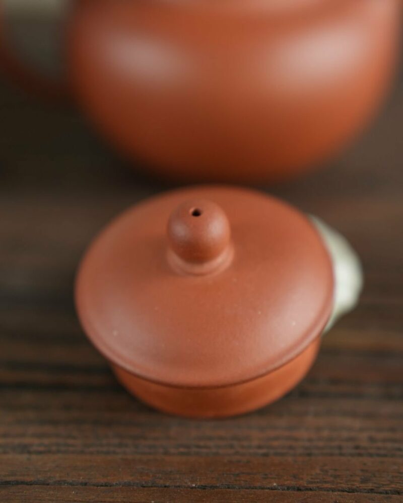 Half Handmade Hong Pi Long Duo Qiu 120ml Yixing Teapot