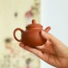 Half Handmade Hong Pi Long Duo Qiu 120ml Yixing Teapot