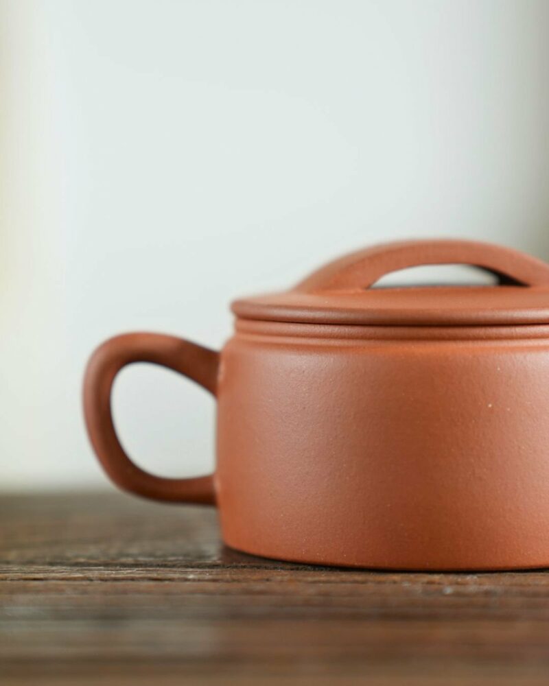 Half Handmade Hong Pi Long Han Wa 120ml Yixing Teapot