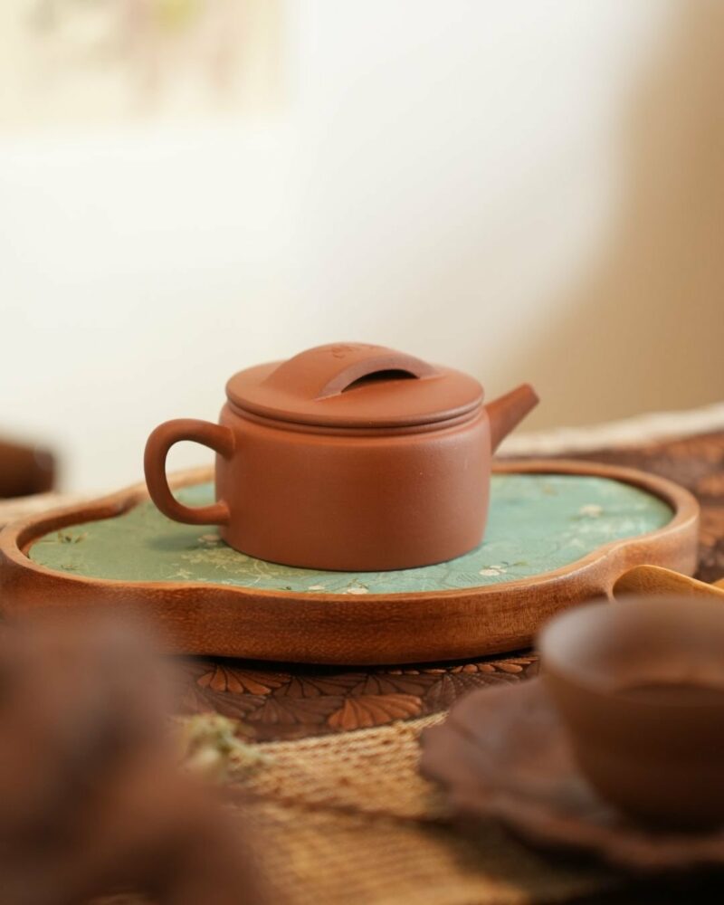 Half Handmade Hong Pi Long Han Wa 120ml Yixing Teapot