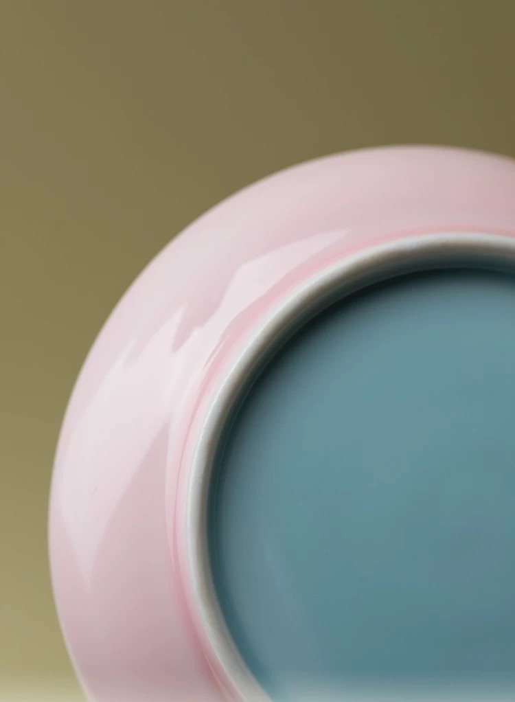 Hand-painted Gilt Silver and Gold Glaze Ceramic Moon Rabbit 110ml Gaiwan