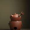 Chaozhou Style Chaozhou Red Clay Vintage Charcoal Stove and Kettle