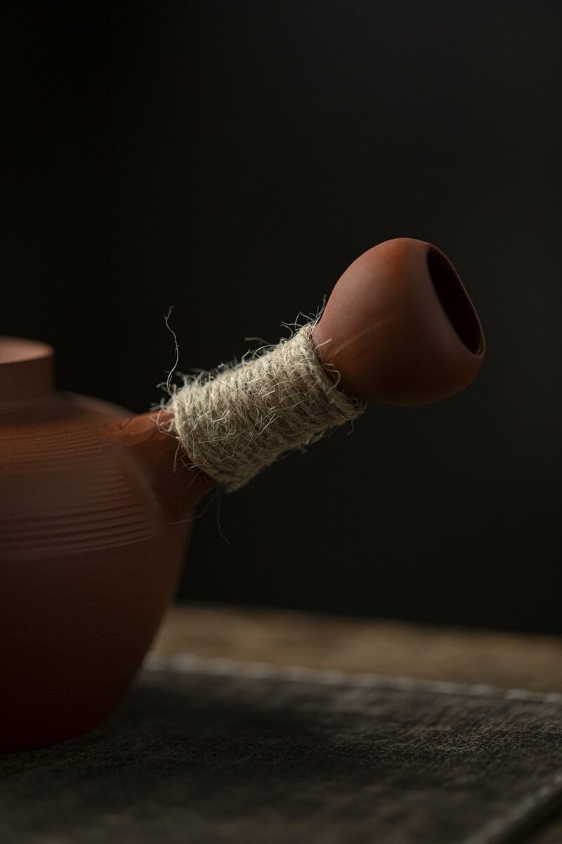 Chaozhou Style Chaozhou Red Clay Vintage Charcoal Stove and Kettle