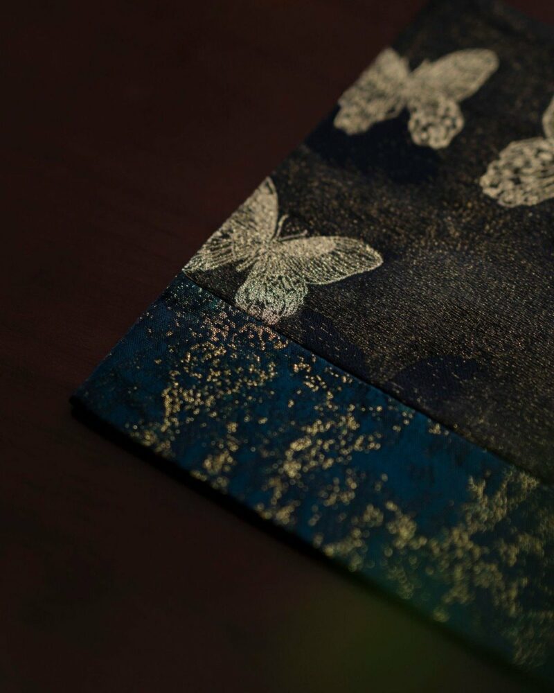 Chinese-Style-Brocade-Butterfly-Gold-Thread-Double-sided-Tea-Mat5 Chinese Style Brocade Butterfly & Gold Thread | Double-sided Tea Mat